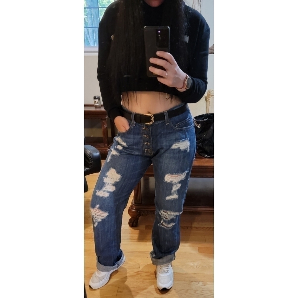 Carmar Distressed Jeans - Picture 8 of 8